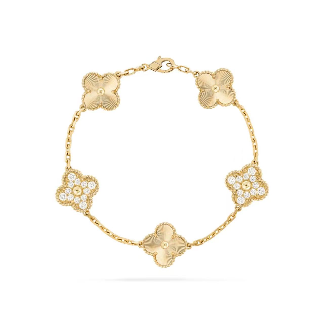VCA 5 motifs bracelet