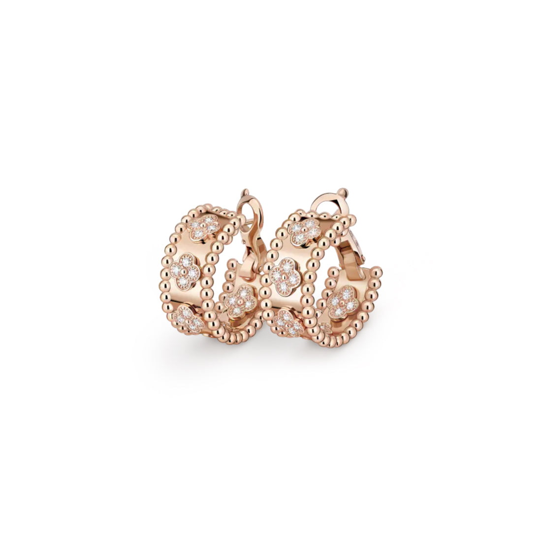 VCA Perlée clovers earrings