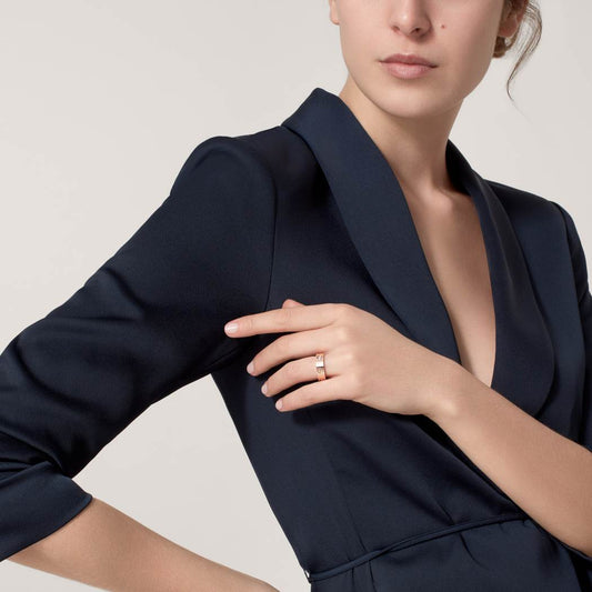 Cartier love ring, 1 diamonds, slim model