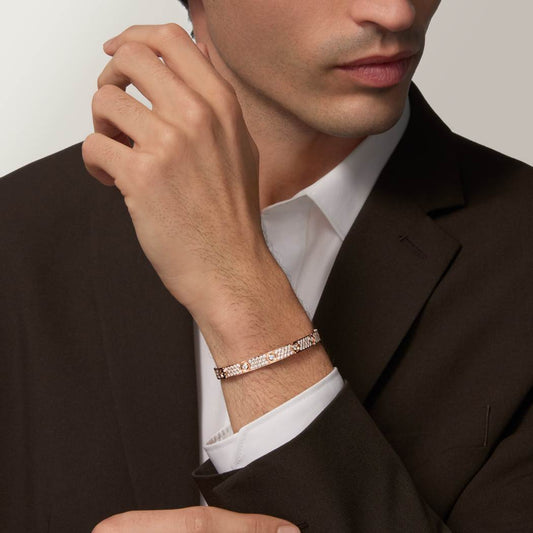 Cartier love bracelet, full diamonds, thick model