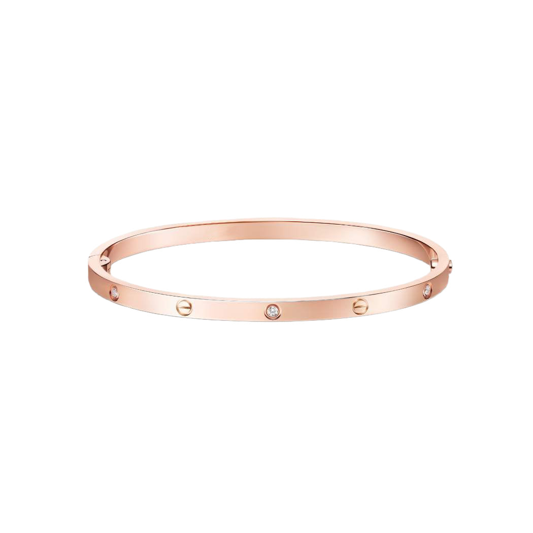 Cartier love bracelet, 6 diamonds, slim model