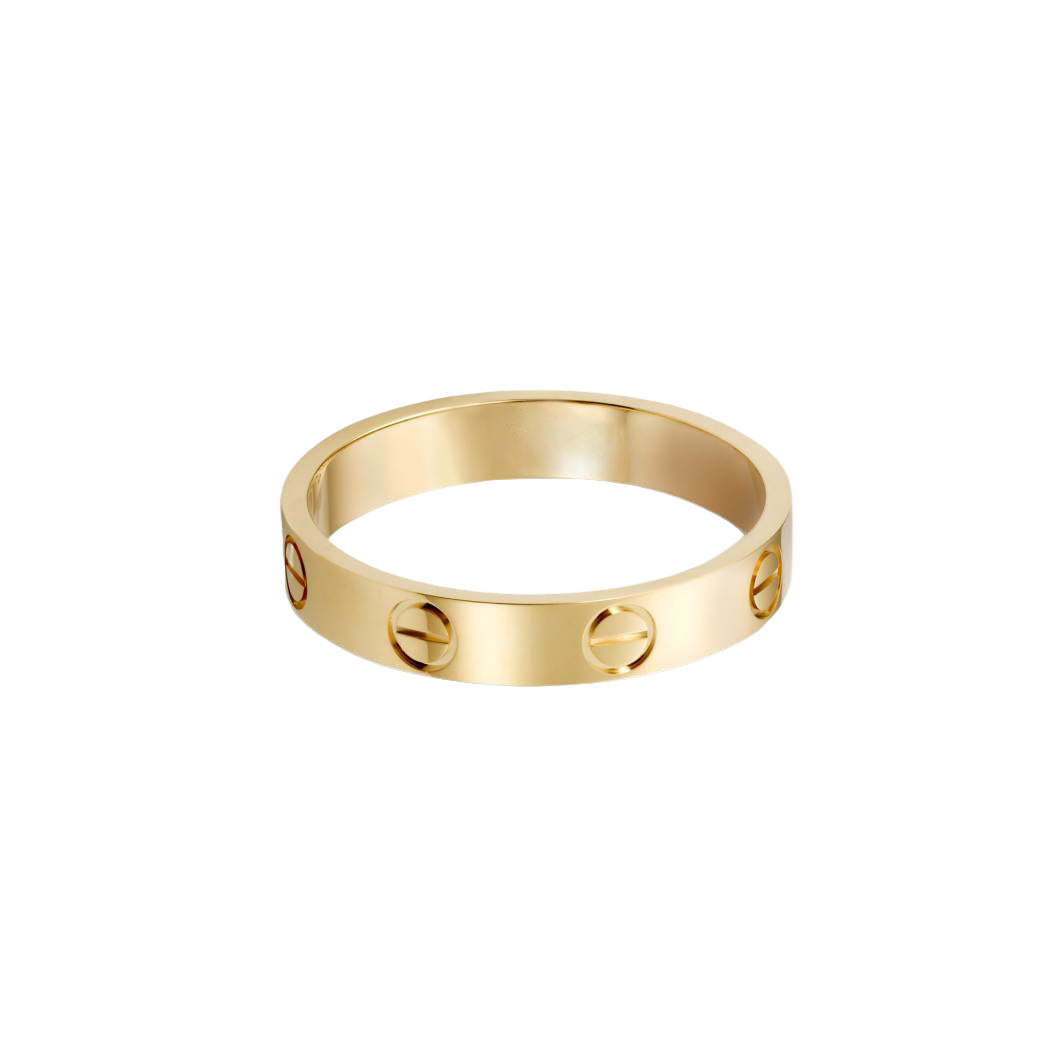 Cartier love ring, no diamonds, slim model
