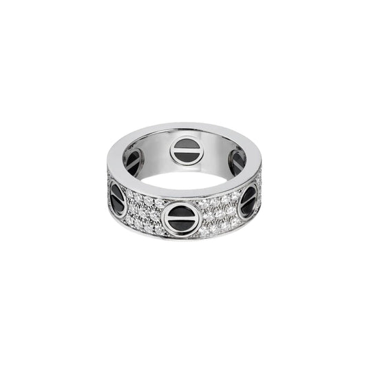 Cartier love ring, with diamonds, thick model