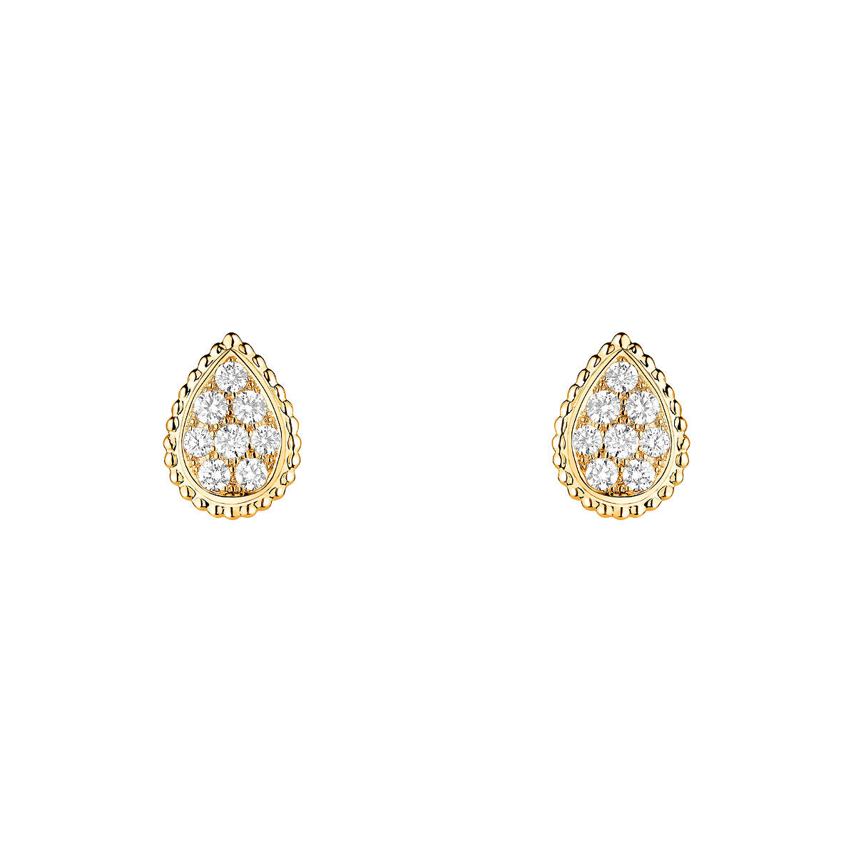 Boucheron serpent bohème ear studs xs motif earrings