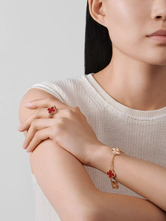 VCA 5 motifs bracelet