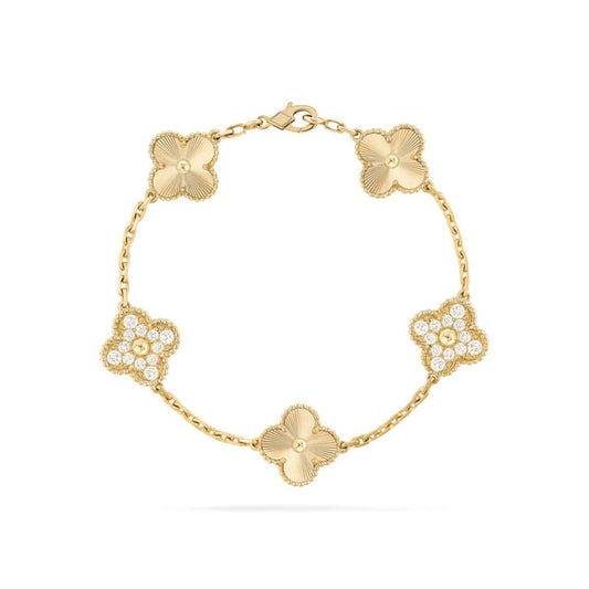 VCA 5 motifs bracelet