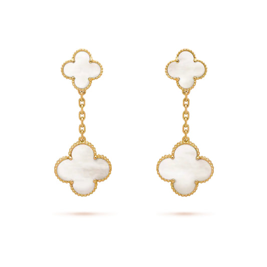 VCA 2 motifs earrings