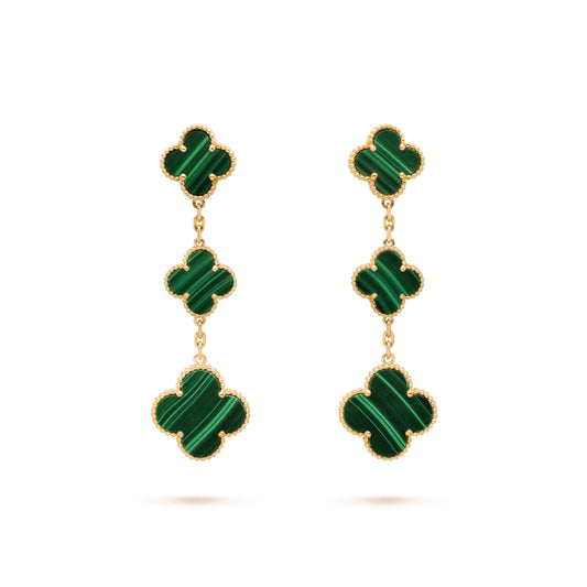 VCA 3 motifs earrings