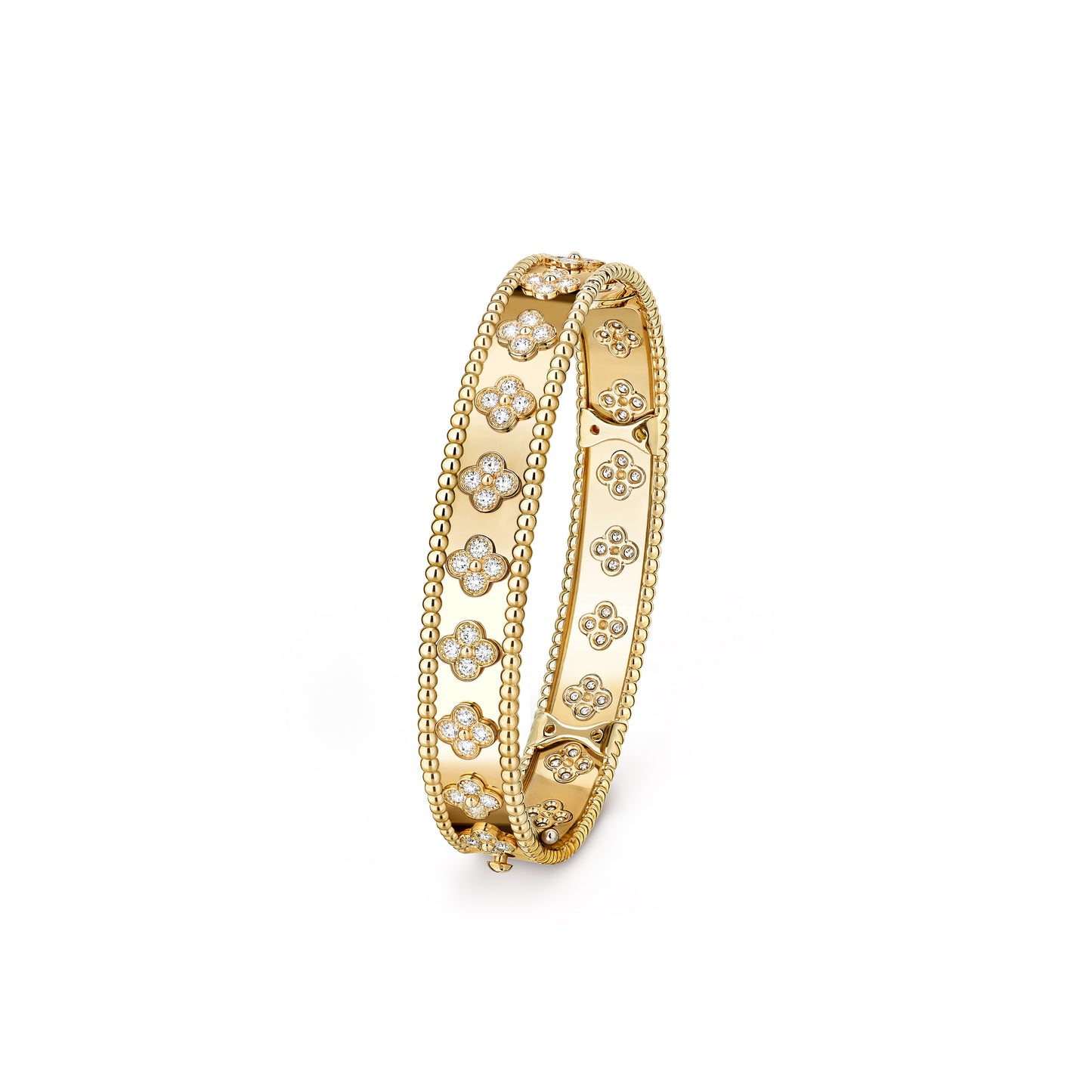 VCA Perlée clovers thick bracelet