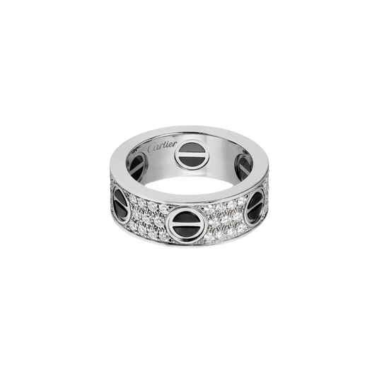 Cartier love ring, with diamonds, thick model