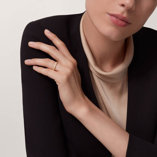 Cartier love ring, with diamonds, slim model