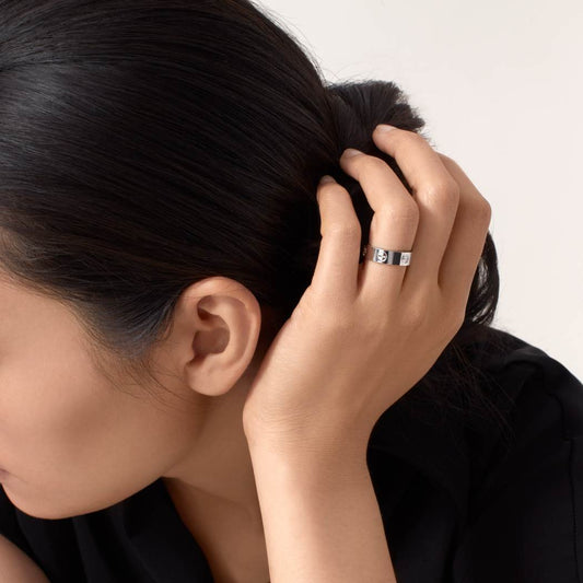 Cartier love ring, 1 diamonds, slim model
