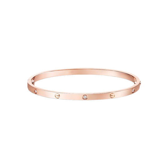 Cartier love bracelet, 6 diamonds, slim model