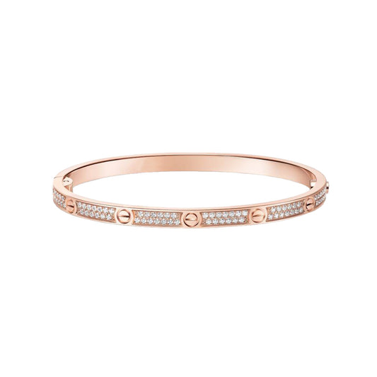 Cartier love bracelet, with diamonds, slim model