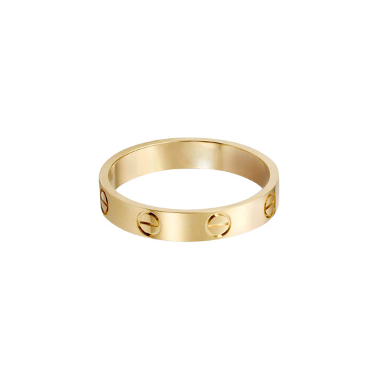 Cartier love ring, no diamonds, slim model