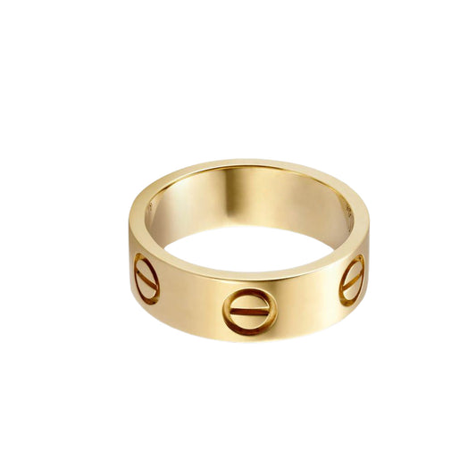 Cartier love ring, no diamonds, thick model
