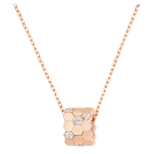 Chaumet bee de with diamonds necklace