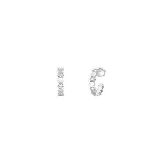 Chaumet bee de hoop with diamonds earrings