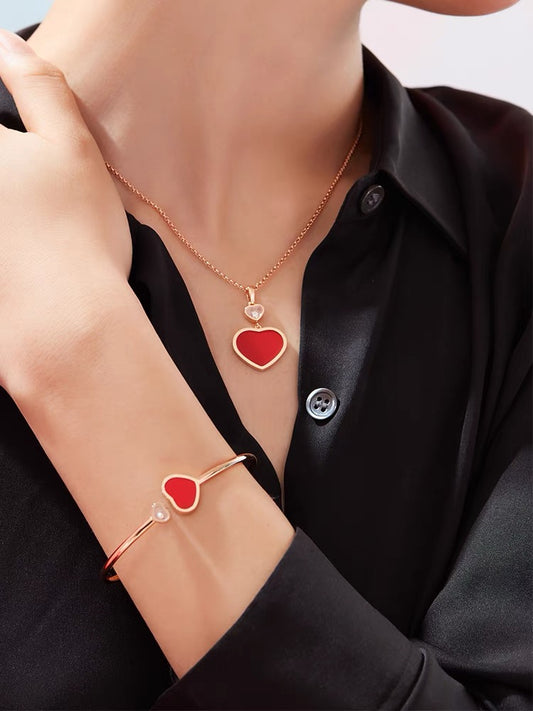 Chopard happy hearts necklace